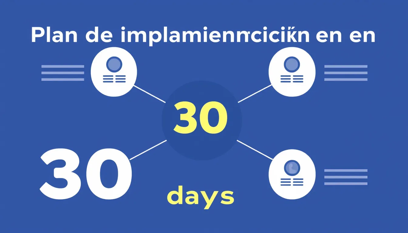 Plan de implantación en 30 días — automatización de ventas para pymes
