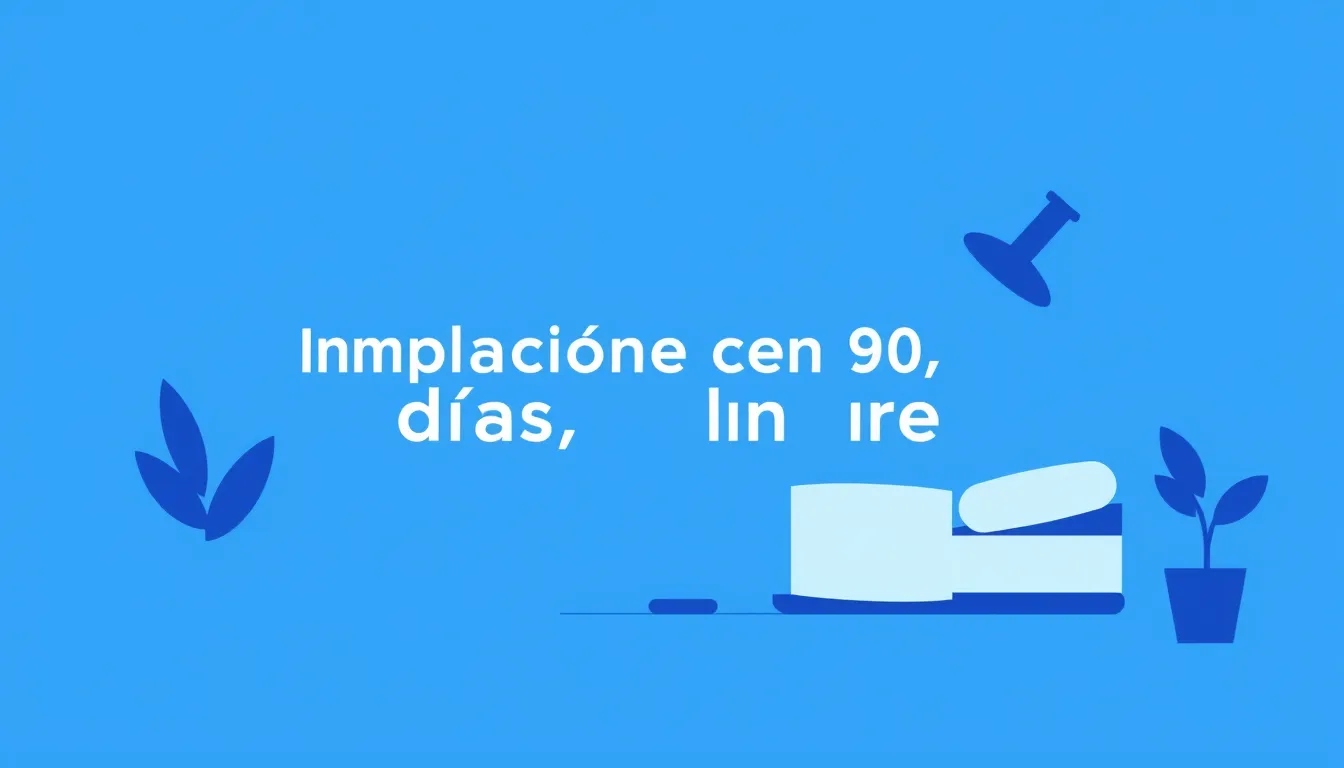 Implantación en 90 días, sin dramas — CRM para pymes