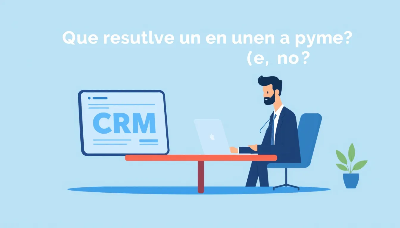 Qué resuelve un CRM en una pyme y qué no — CRM para pymes
