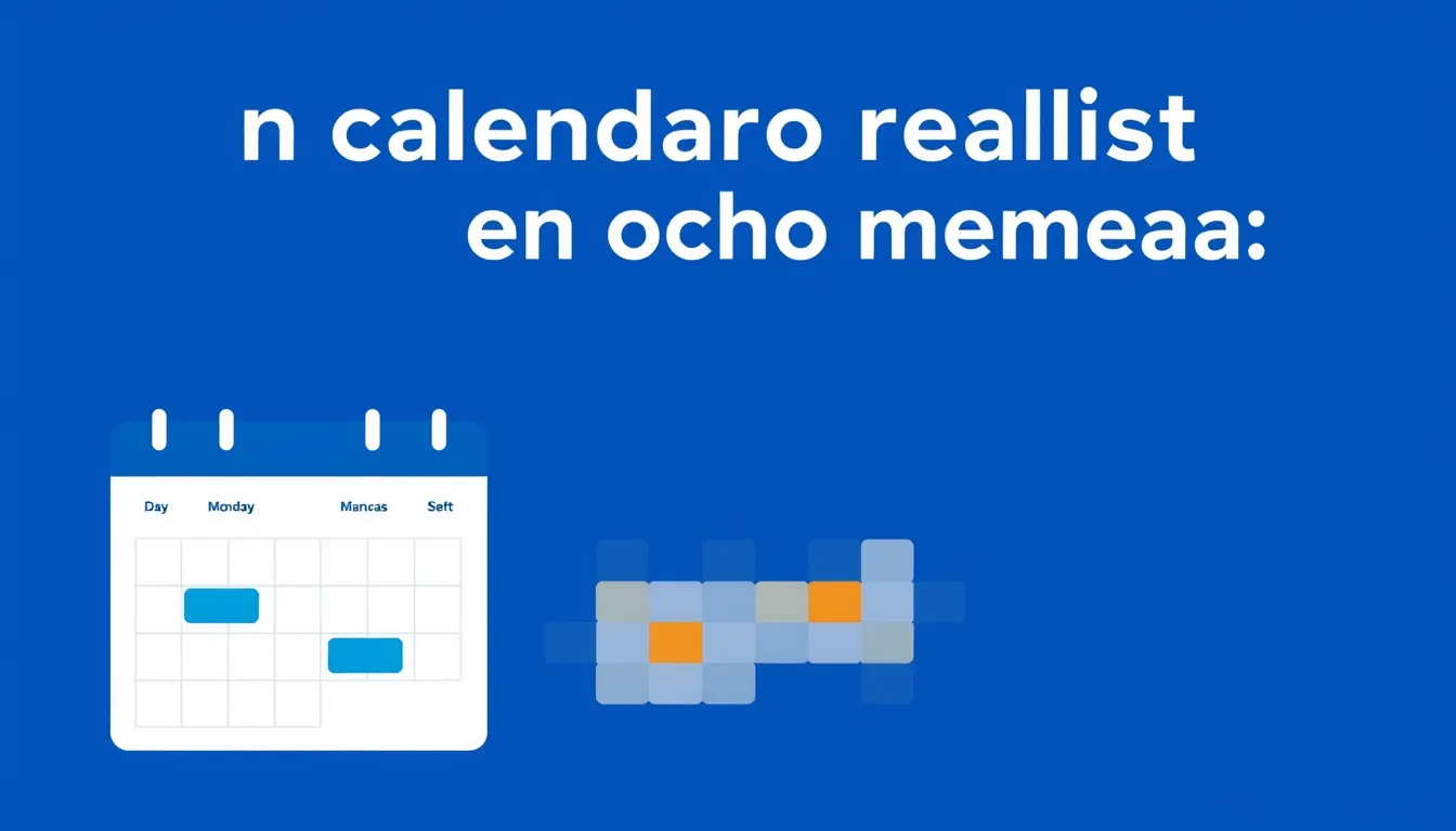 Un calendario realista en ocho semanas — Implementación de CRM para pymes