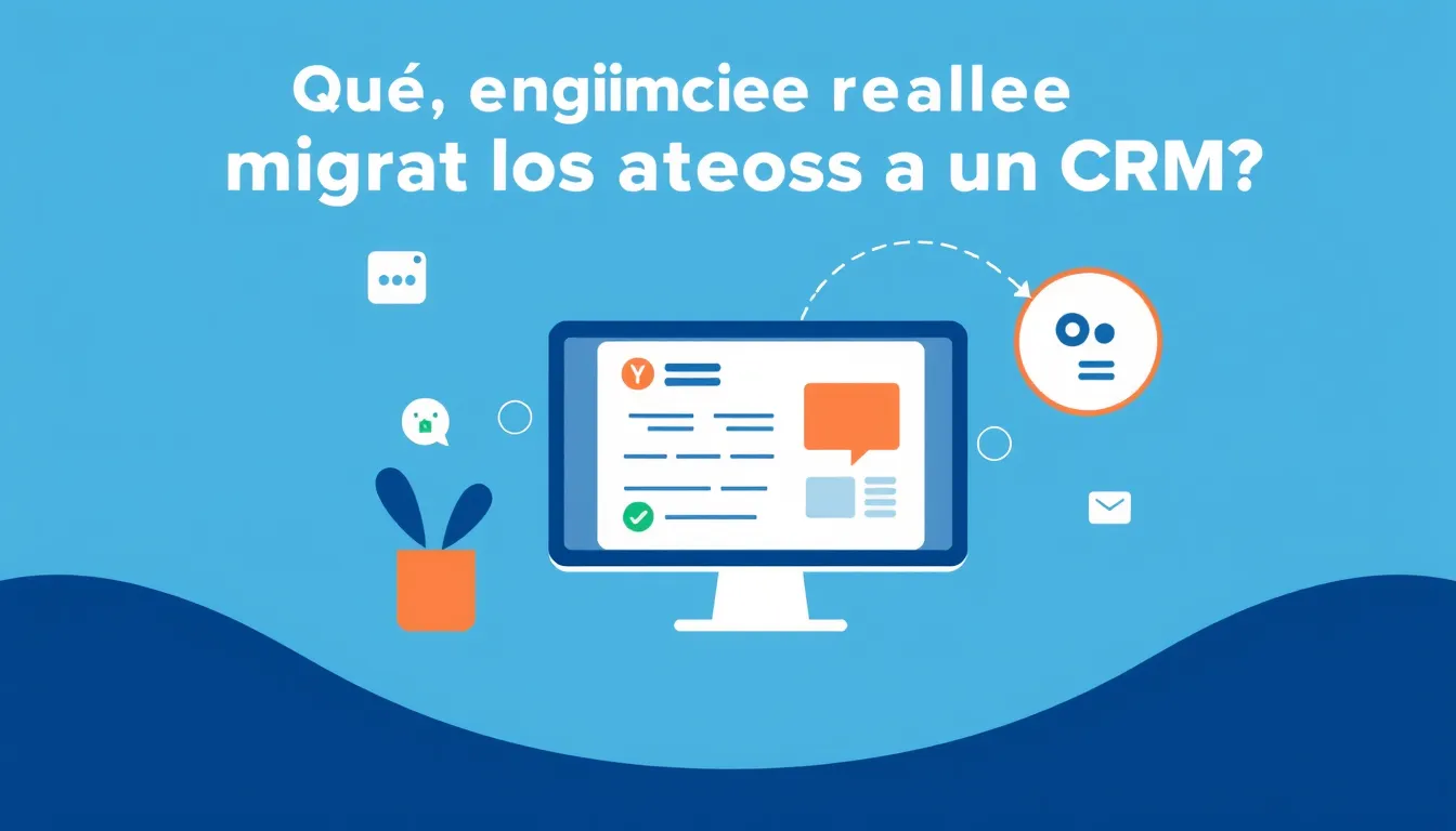 Qué significa realmente migrar los datos a un CRM — migración de datos a un CRM
